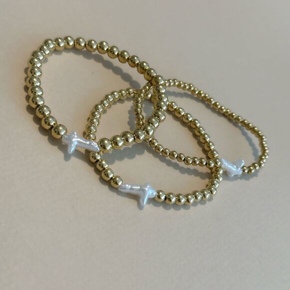 Boho cross bracelet M1046 - Picture 3 of 4